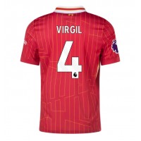 Muški Nogometni Dres Liverpool Virgil van Dijk #4 Domaci 2024-25 Kratak Rukav